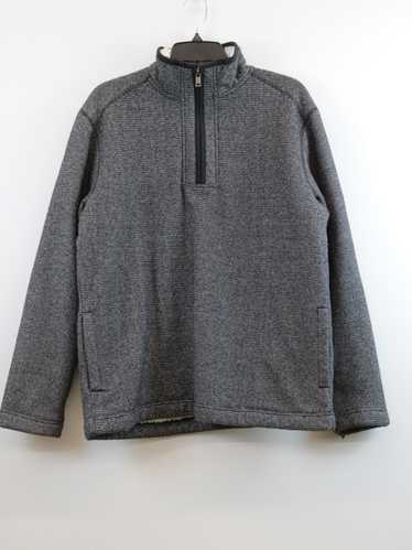 Orvis Mens Sweater Quarter Zip Sherpa Fleece Linin