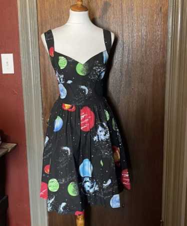 Nooworks Nooworks Space Print Dress XL - image 1