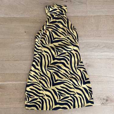 Jagger and Stone The Micky Mini Dress in Yellow a… - image 1