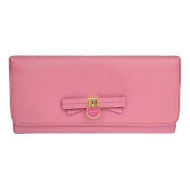 Prada Ribbon leather clutch bag - image 1