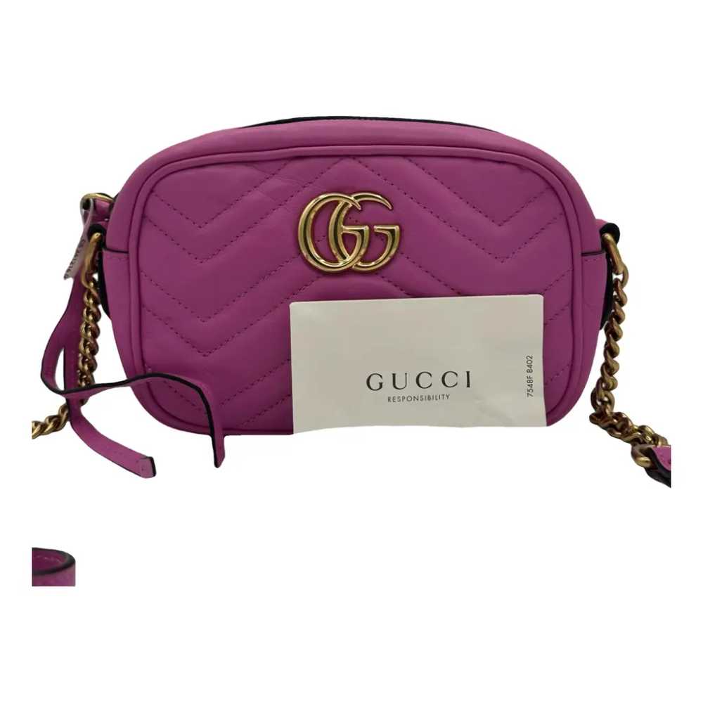 Gucci Gg Marmont leather crossbody bag - image 1