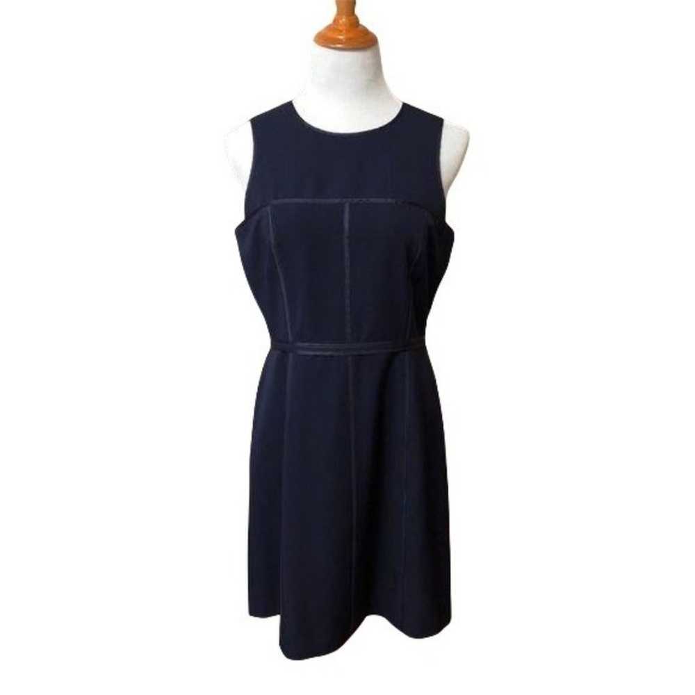 Cremieux navy blue cocktail dress size 10 - image 1