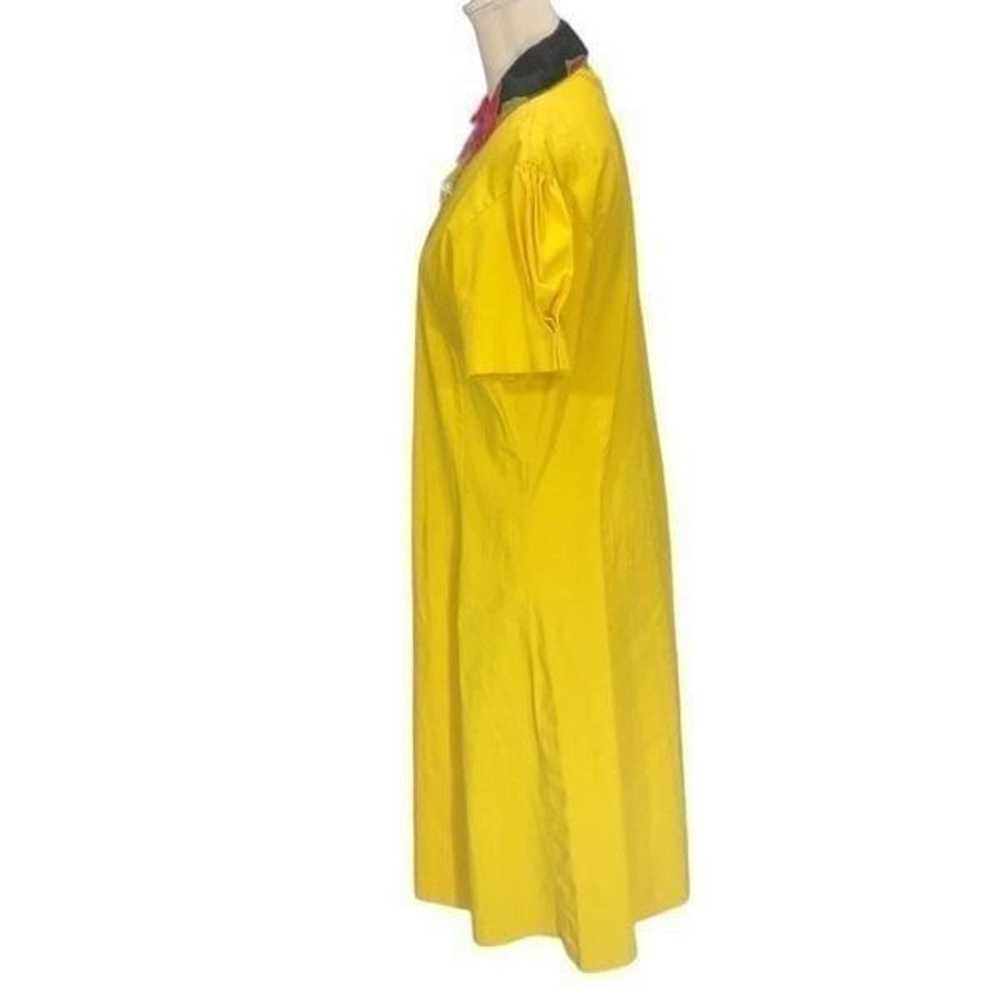 Mish Mega West African Fashion Yellow Collared Dr… - image 5