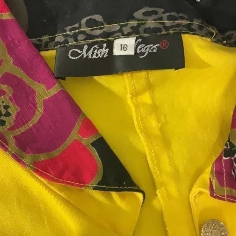 Mish Mega West African Fashion Yellow Collared Dr… - image 7