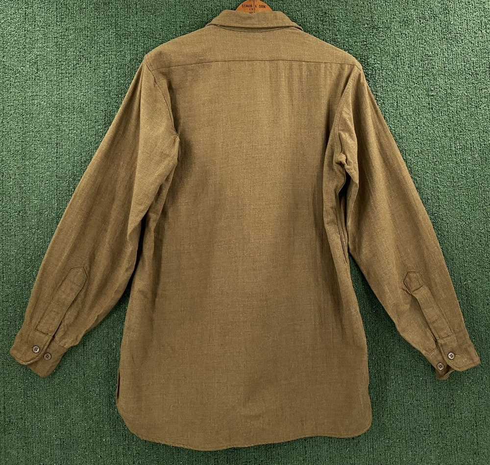 Vintage Vintage 40’s Wool Inner Flap Field Shirt … - image 6