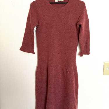 Chloé Red Knit Dress Size 40 - image 1