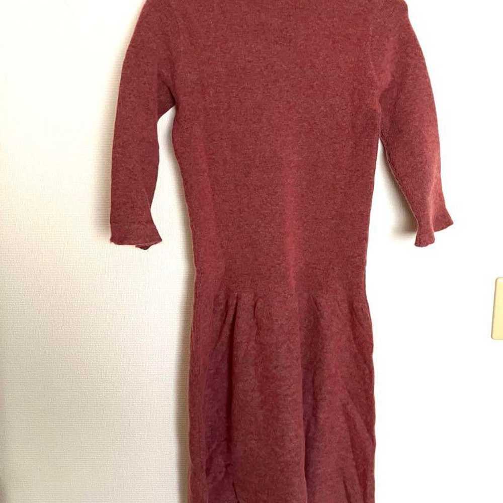 Chloé Red Knit Dress Size 40 - image 2