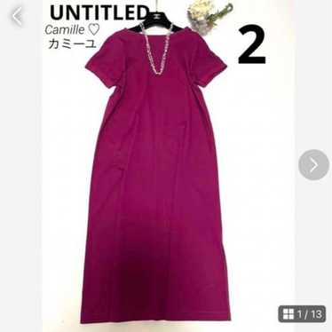 【Excellent Condition】UNTITLED Long One-piece Dres… - image 1