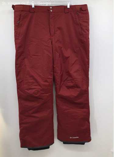 Men's Columbia Red Omni Tech Snow Pants - Size Xxl