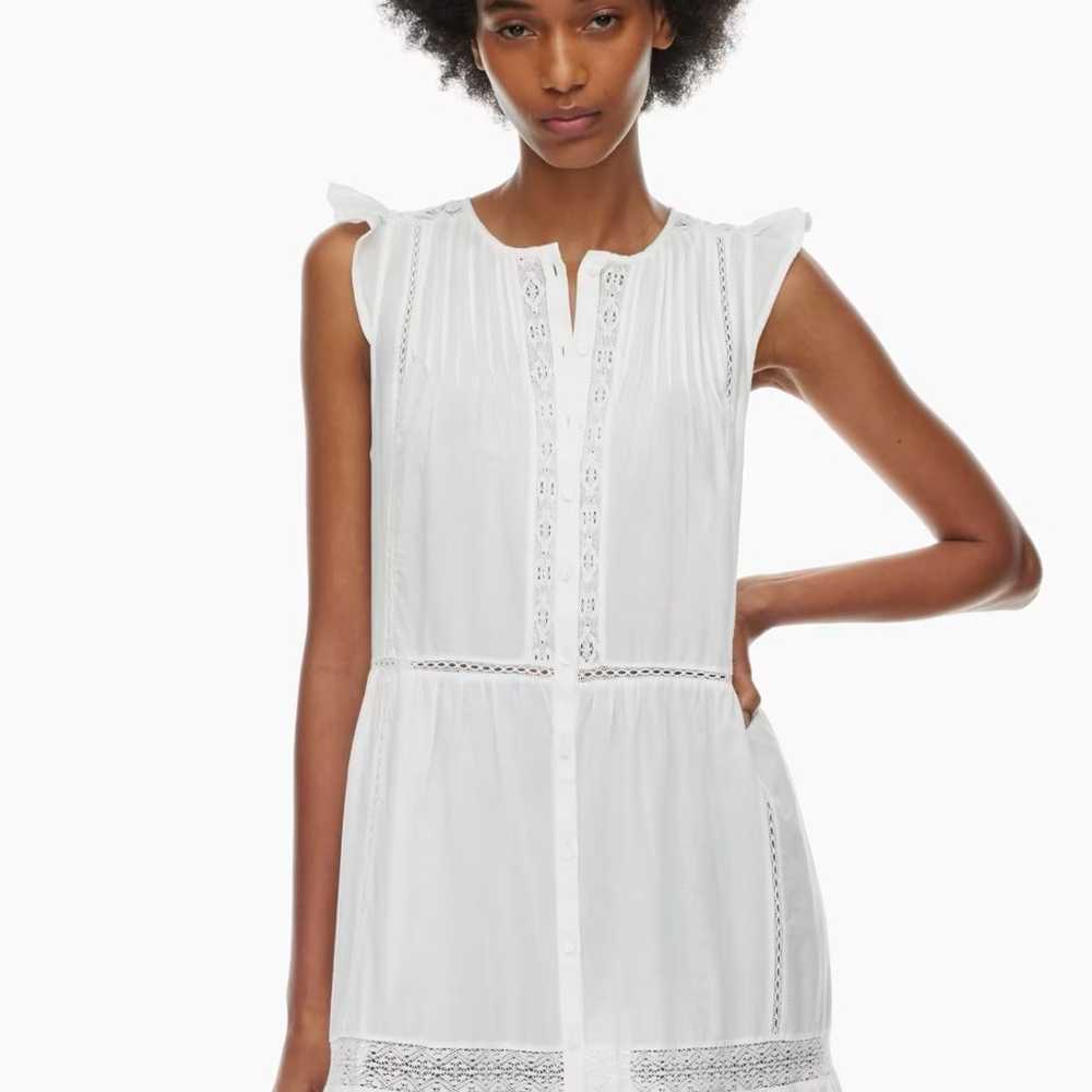 Aritzia Little Moon Salto Dress, white, small - image 1