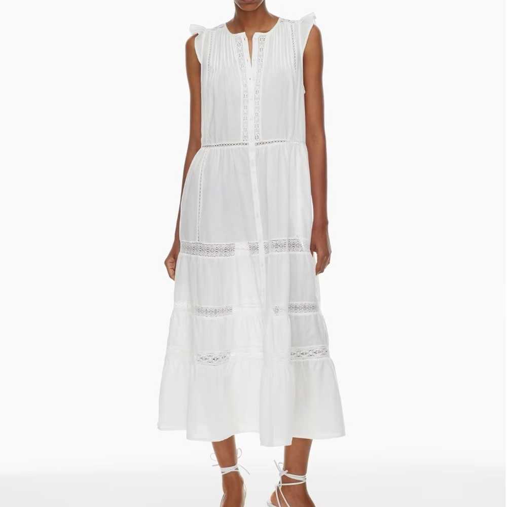 Aritzia Little Moon Salto Dress, white, small - image 5