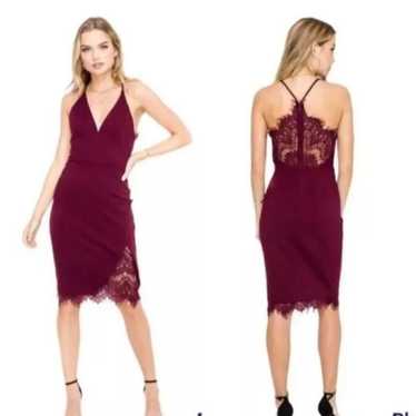 Astr The Label • Burgundy Lace Dress