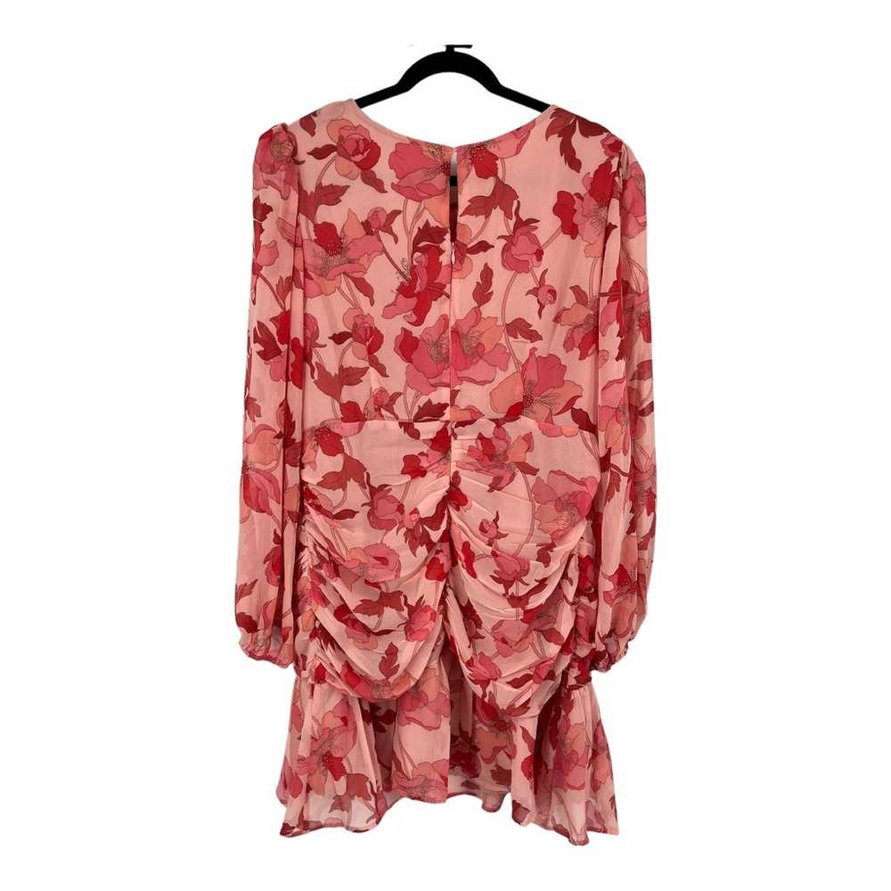 Astr the Label dress floral long sleeve pink X-La… - image 5