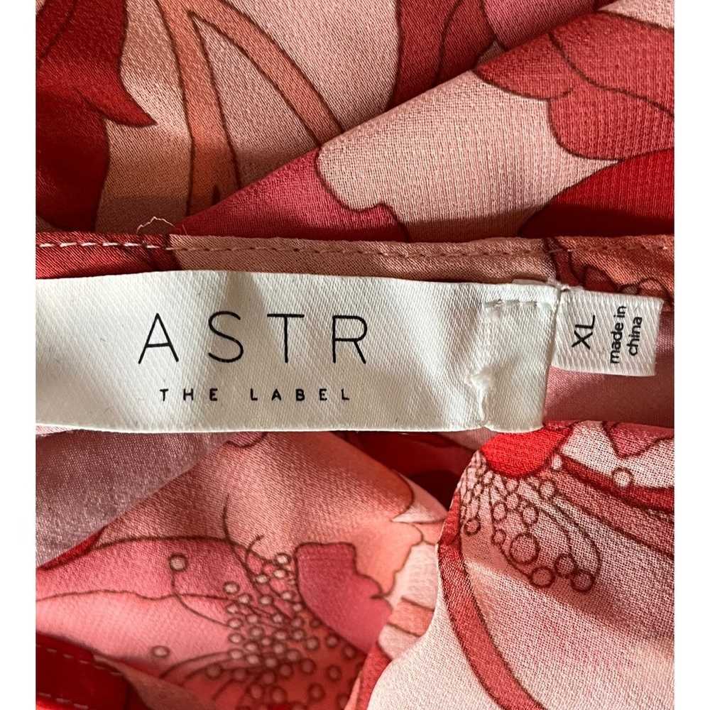 Astr the Label dress floral long sleeve pink X-La… - image 6