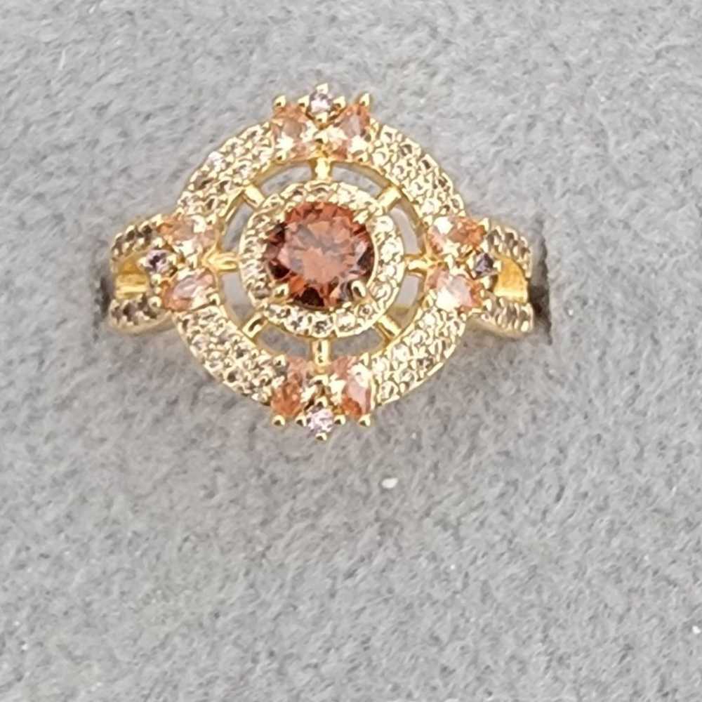 Bomb Party Annalise ring Gold Brown Tourmaline Si… - image 5