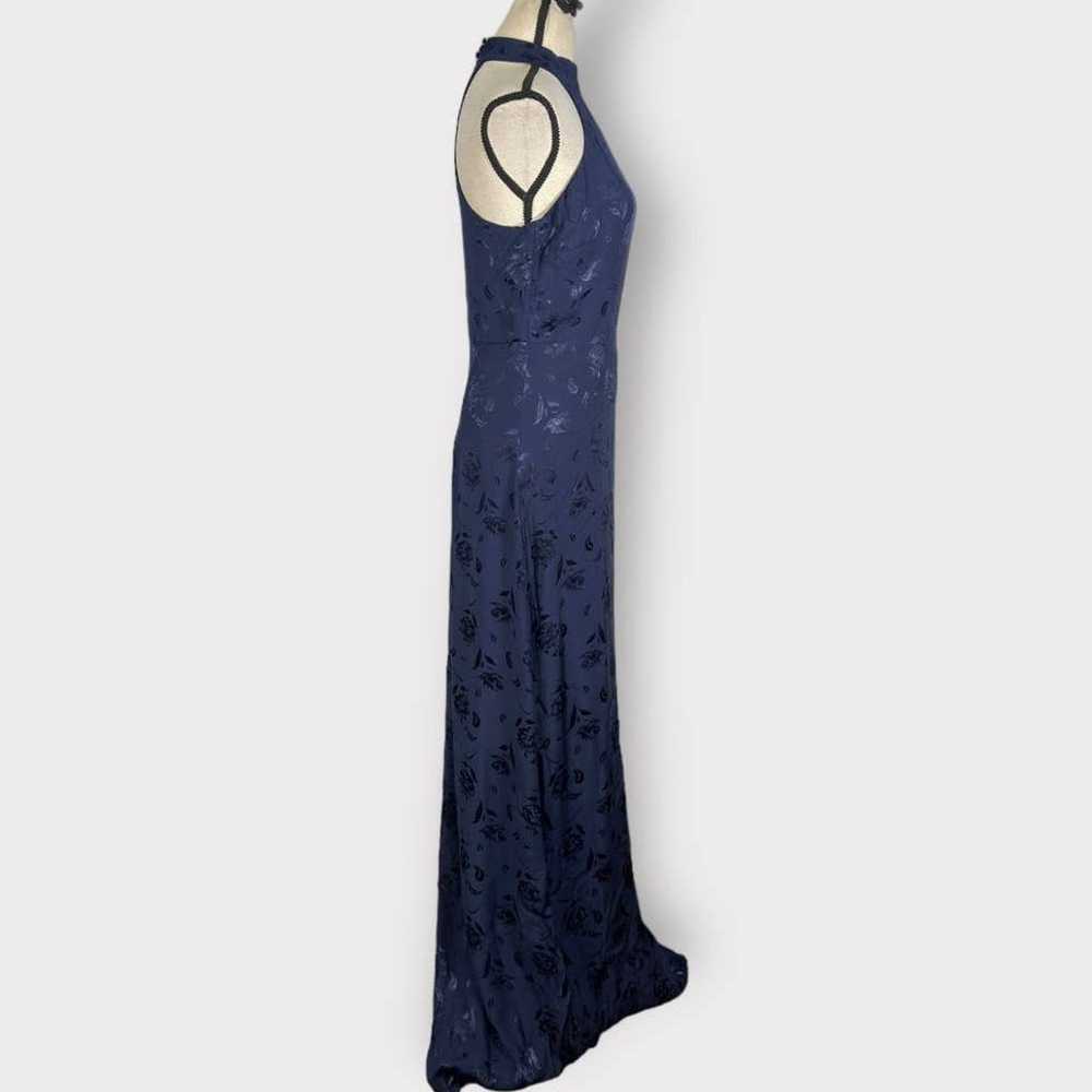 Lulus Red Carpet Ready Halter Column Gown Navy Bl… - image 6