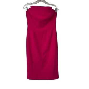 Jill Jill Stuart Hot Pink Strapless Shift Dress S… - image 1