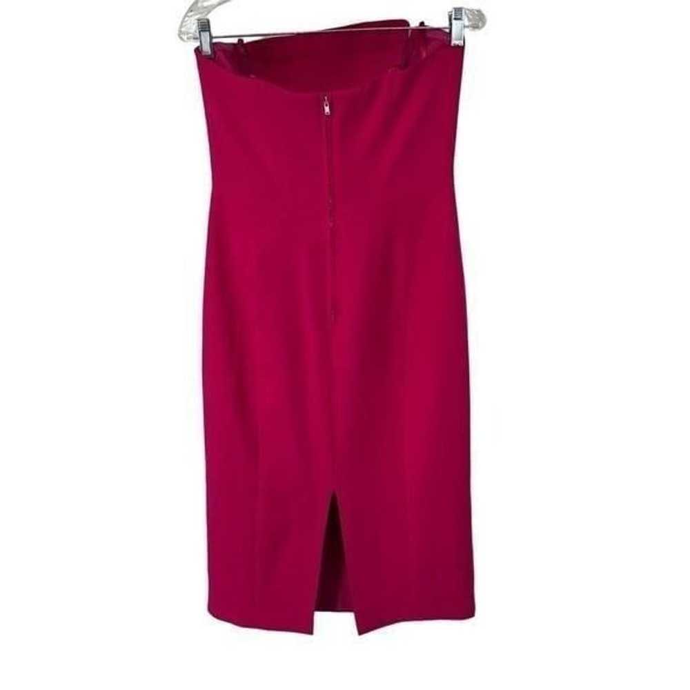 Jill Jill Stuart Hot Pink Strapless Shift Dress S… - image 2