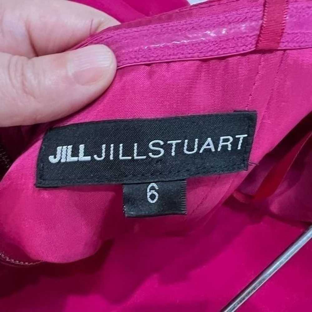 Jill Jill Stuart Hot Pink Strapless Shift Dress S… - image 3