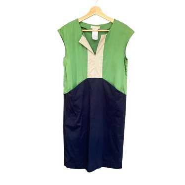 'S MaxMara Max Mara Colorblock Shift Dress Green N