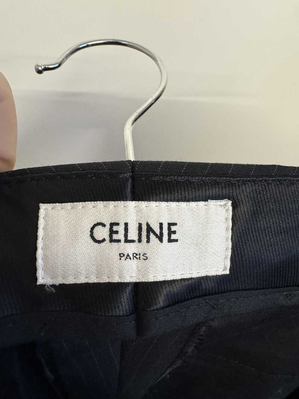 Celine × Hedi Slimane Celine Classic Pinstriped F… - image 11