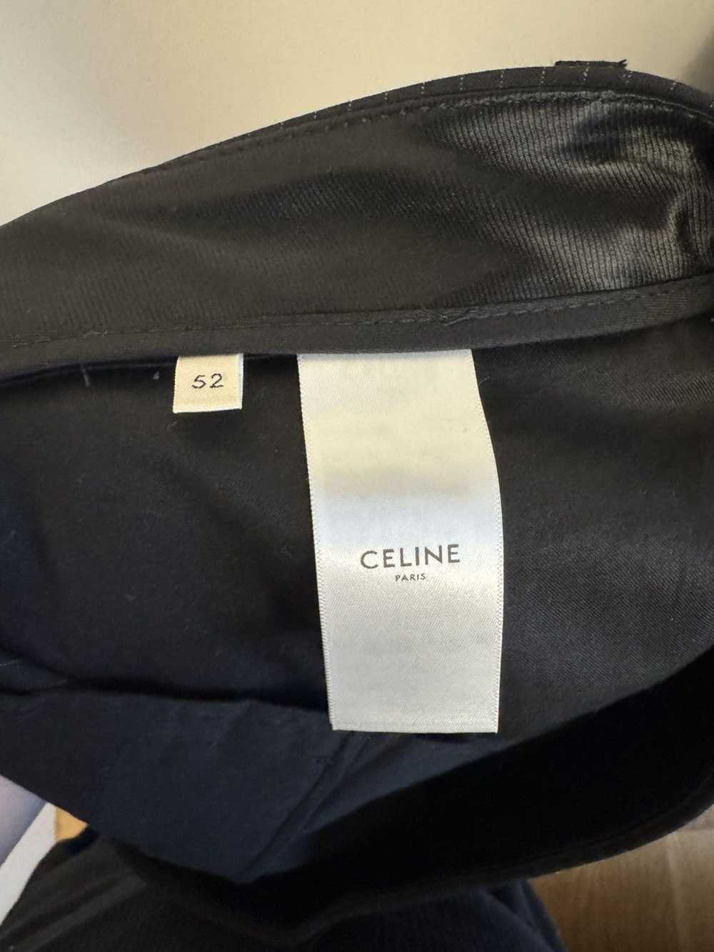 Celine × Hedi Slimane Celine Classic Pinstriped F… - image 9