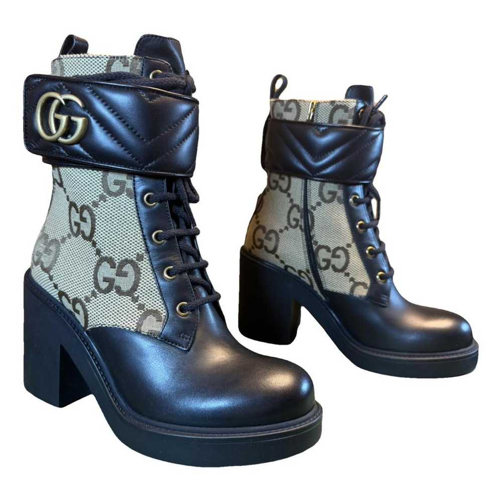 Gucci Leather boots - image 1