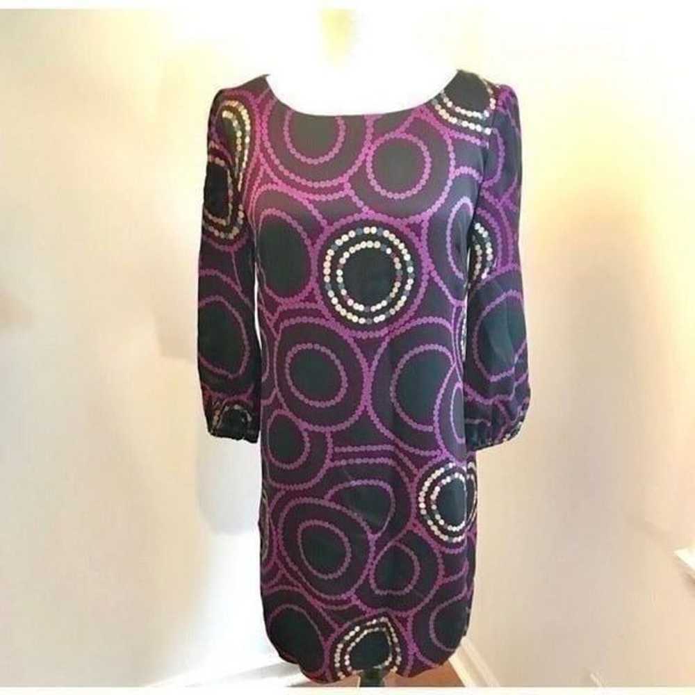 Trina Turk Long Sleeve Dress  Sz 6 - image 1