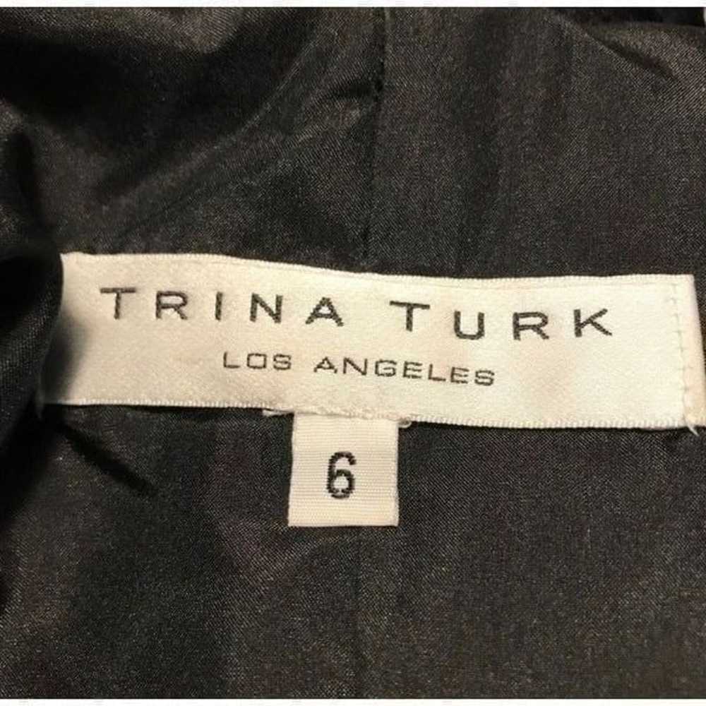 Trina Turk Long Sleeve Dress  Sz 6 - image 3