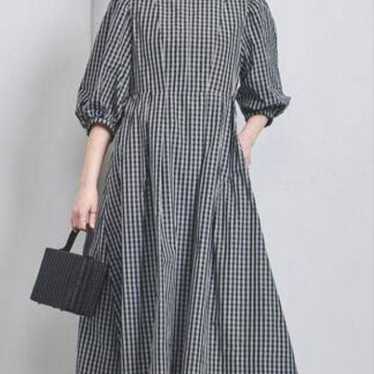 United Arrows Taffeta One-Piece Check