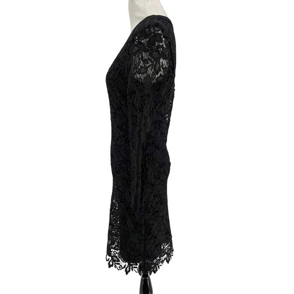 Wilfred Aritzia Women's Black Floral Lace Long Sl… - image 2