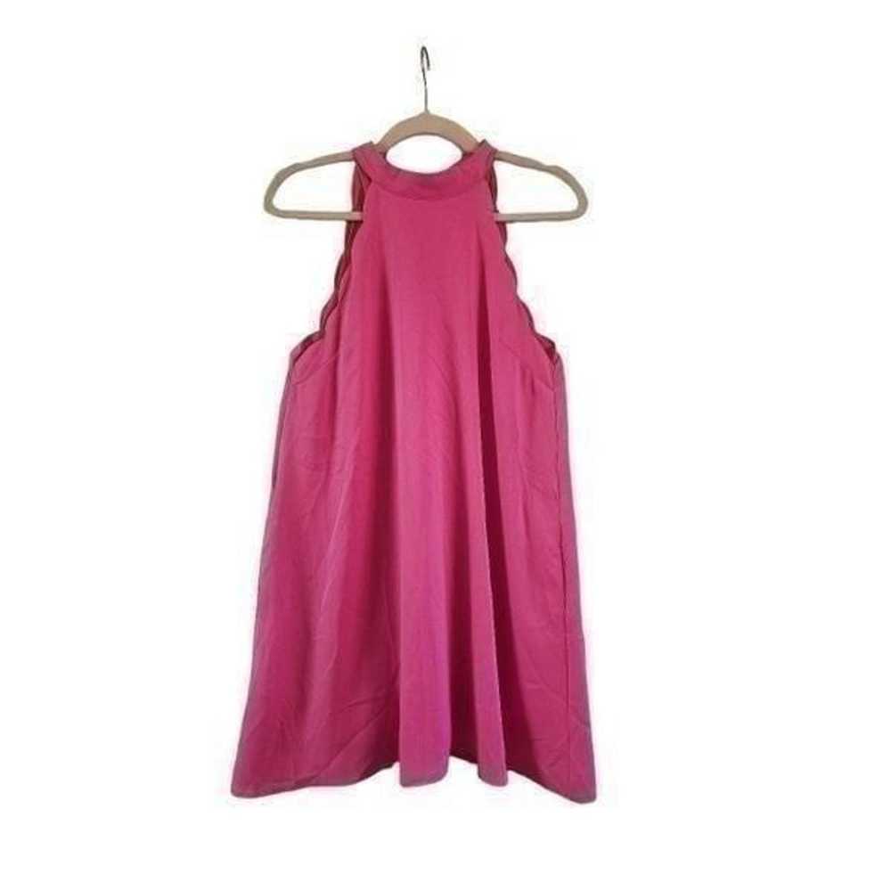 Loveriche Barbiecore pink halter swing dress size… - image 1