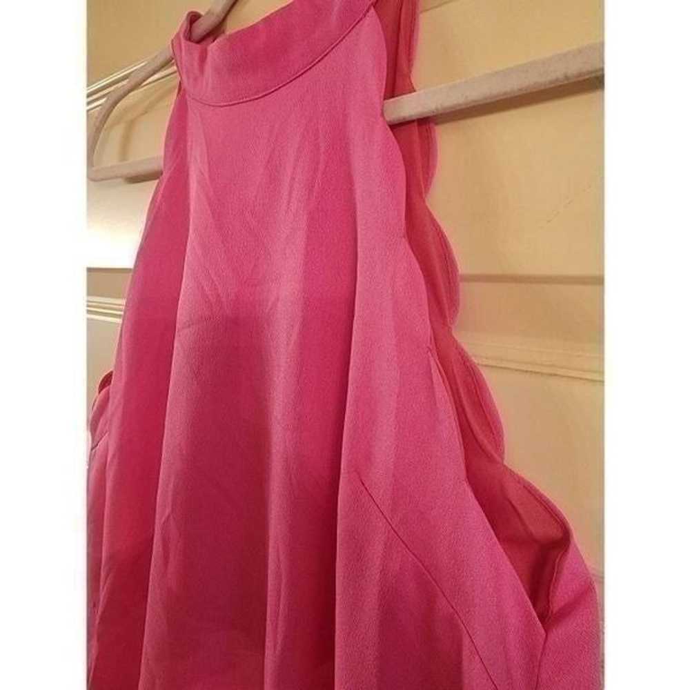 Loveriche Barbiecore pink halter swing dress size… - image 3