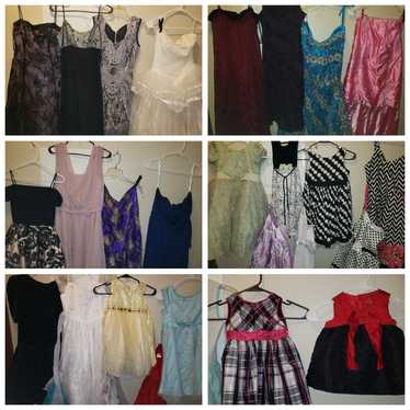 Lot of formal dresses vintage gunne sax prom holi… - image 1