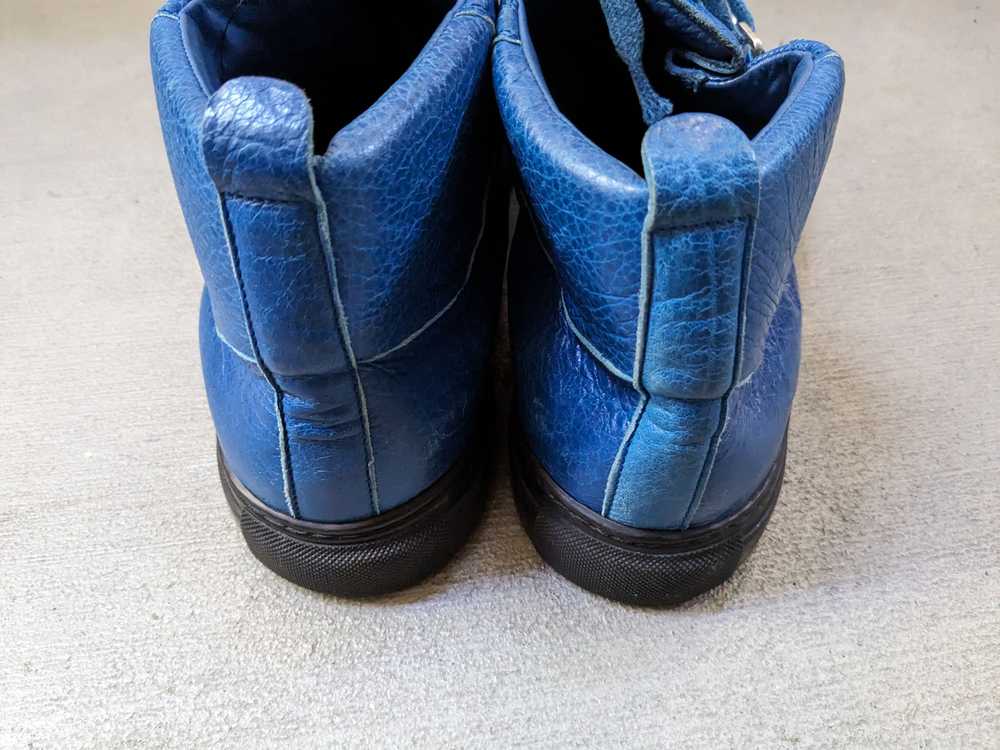 Balenciaga Balenciaga Arena Blue Black Leather 13… - image 12