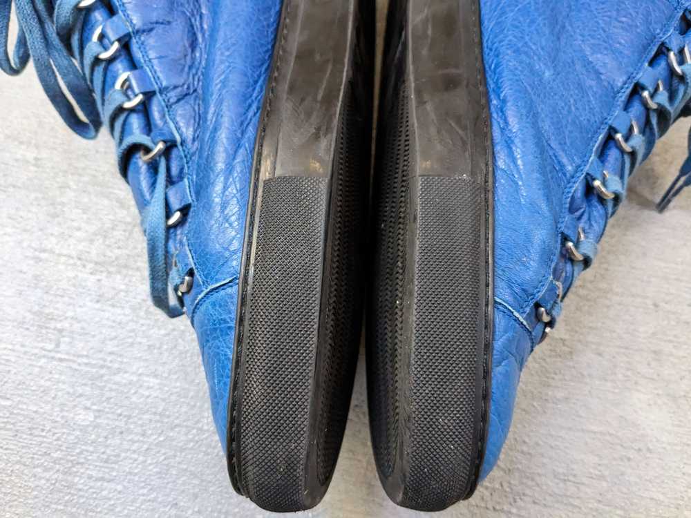 Balenciaga Balenciaga Arena Blue Black Leather 13… - image 7