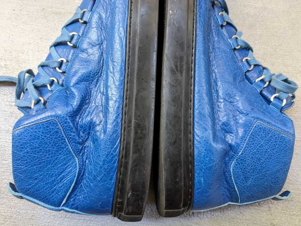 Balenciaga Balenciaga Arena Blue Black Leather 13… - image 8