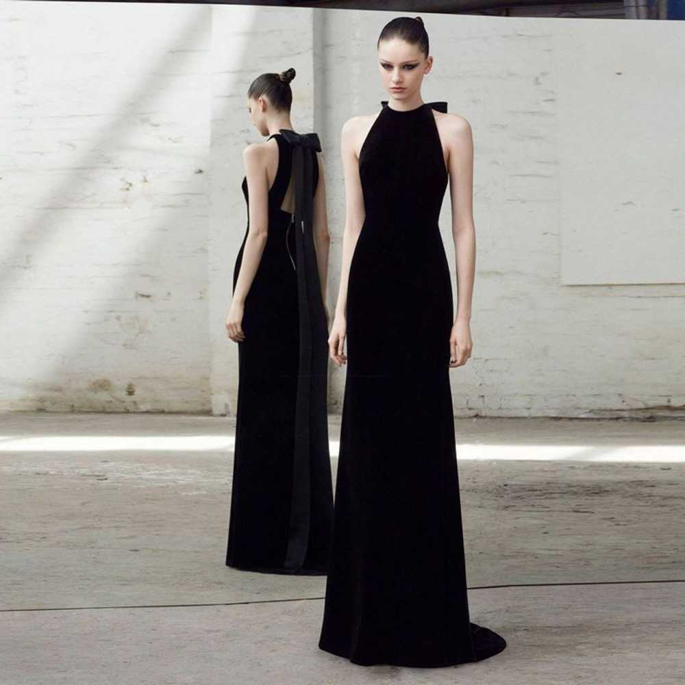 Black mermaid long dress - image 1