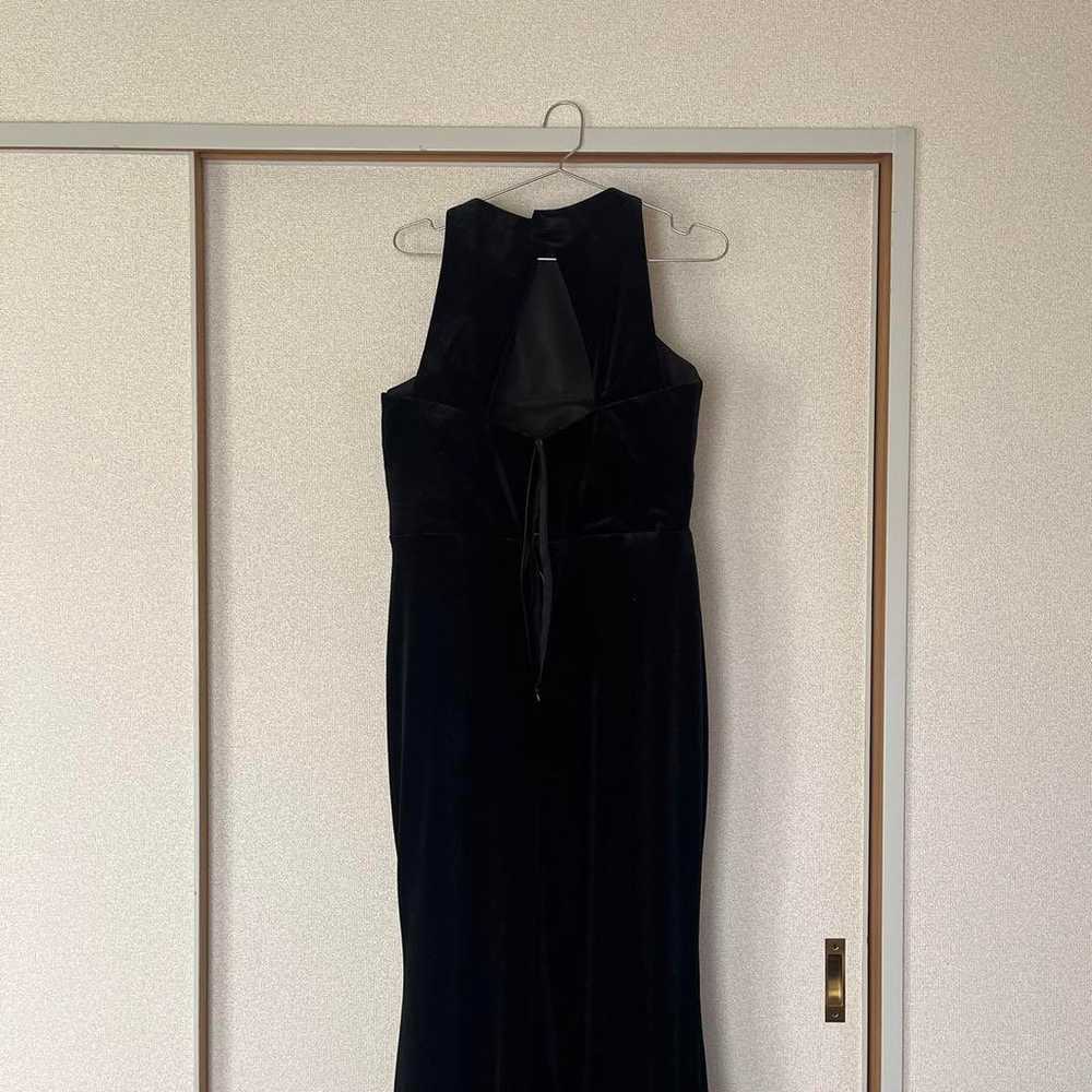 Black mermaid long dress - image 7