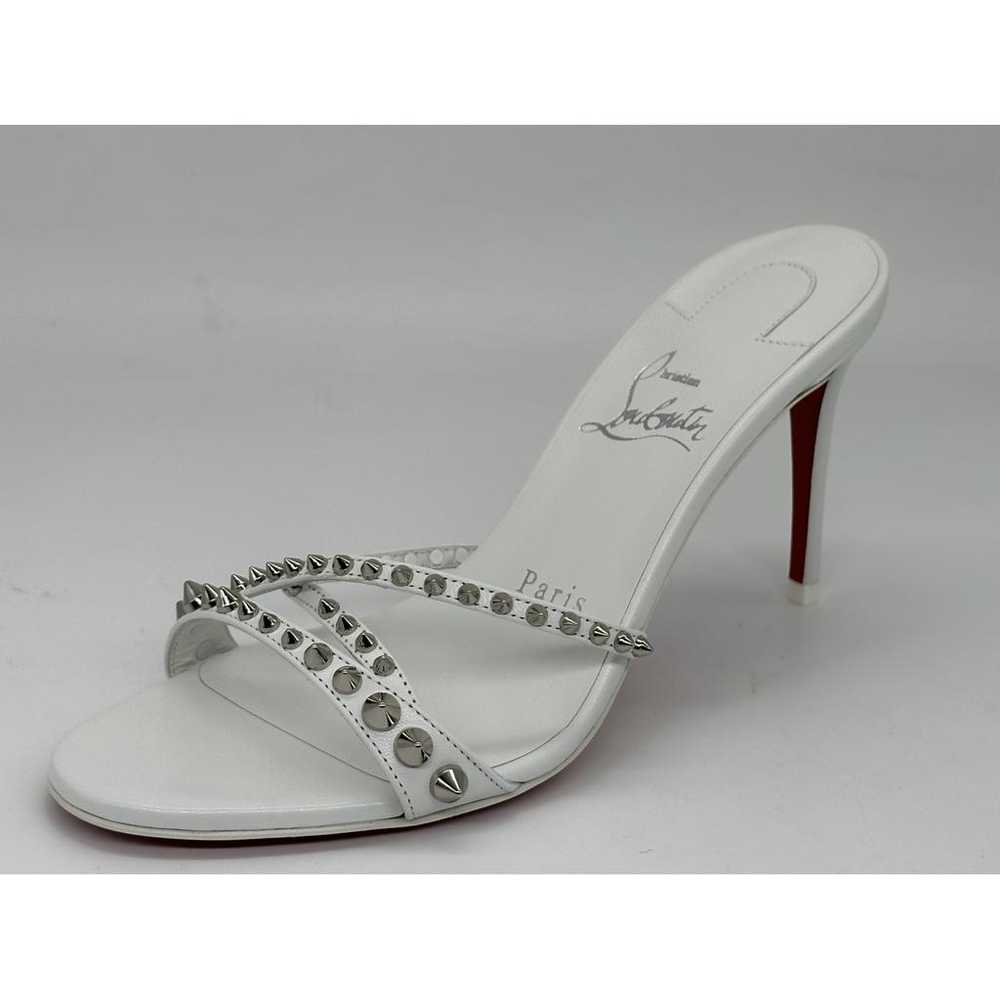 Christian Louboutin Leather mules - image 6