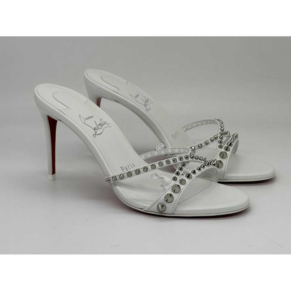 Christian Louboutin Leather mules - image 8