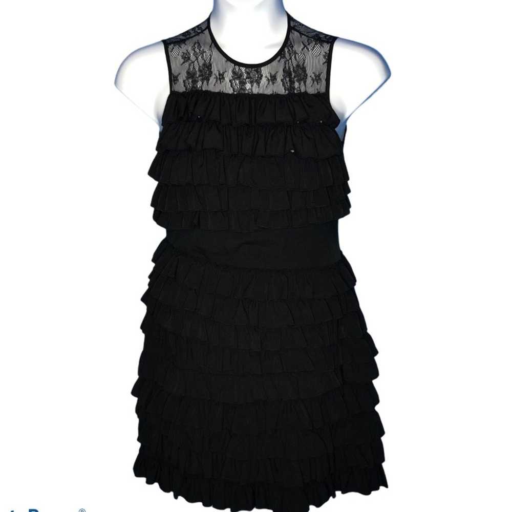 1st Sight Little Black Dress Ruffle Tiered Skirt … - image 1