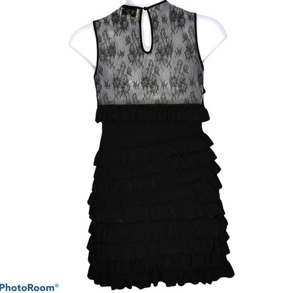 1st Sight Little Black Dress Ruffle Tiered Skirt … - image 2