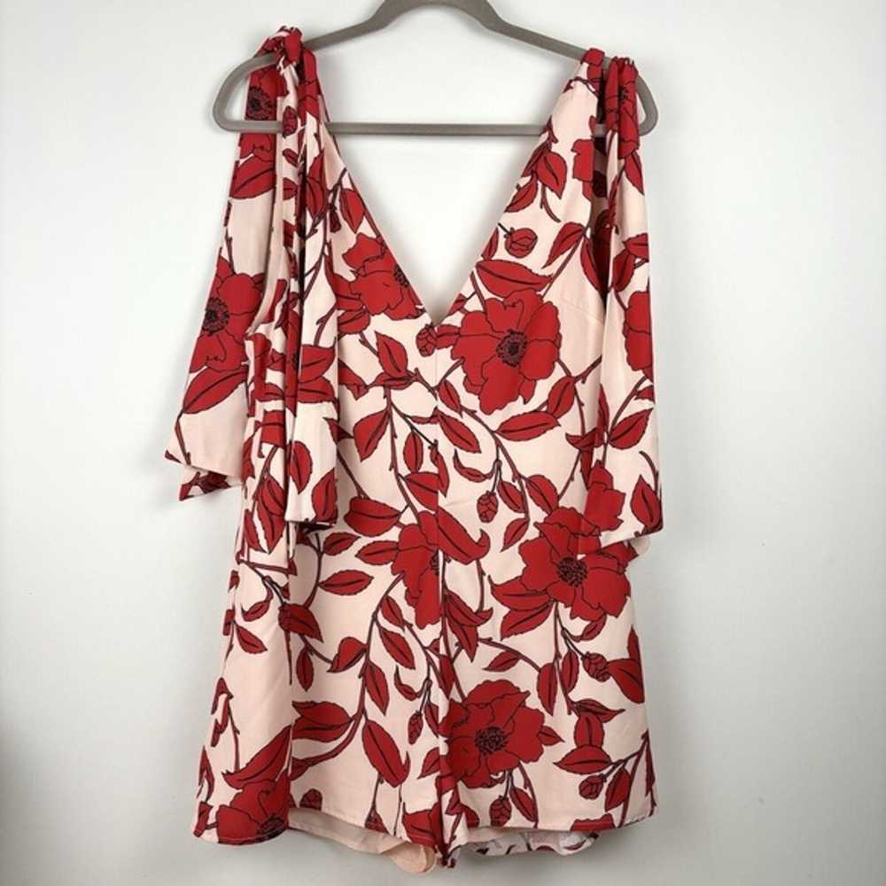 KEEPSAKE the Label All Tied Up Jumper Red Floral … - image 10