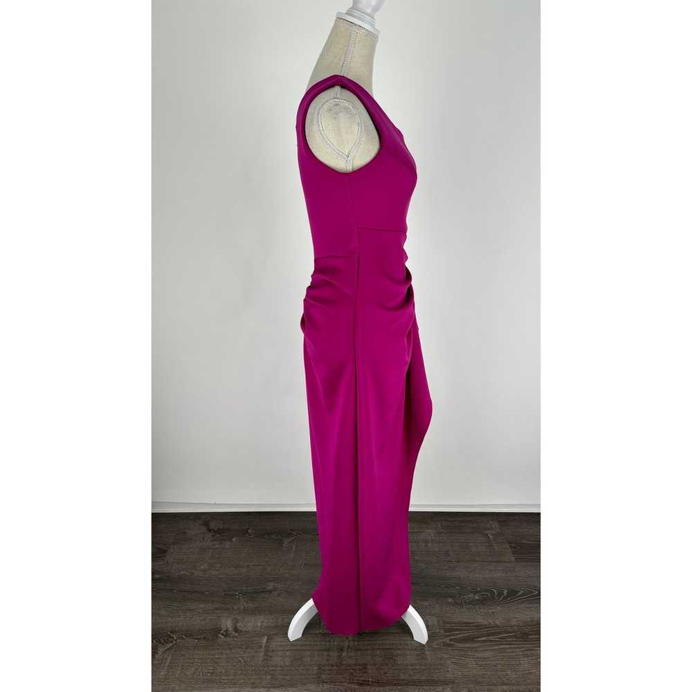 Xscape Long Scuba One Shoulder Ruffle Slim Gown W… - image 4