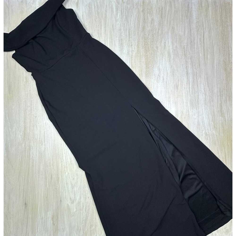 Lulus Black Off The Shoulder Mermaid Gown Thigh H… - image 5