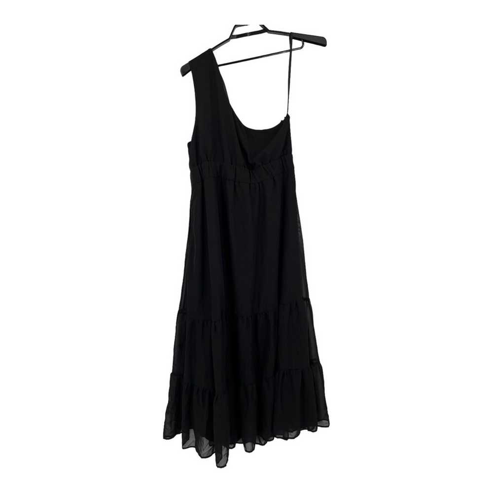 Eloquii Dress One shoulder front cutout black siz… - image 5