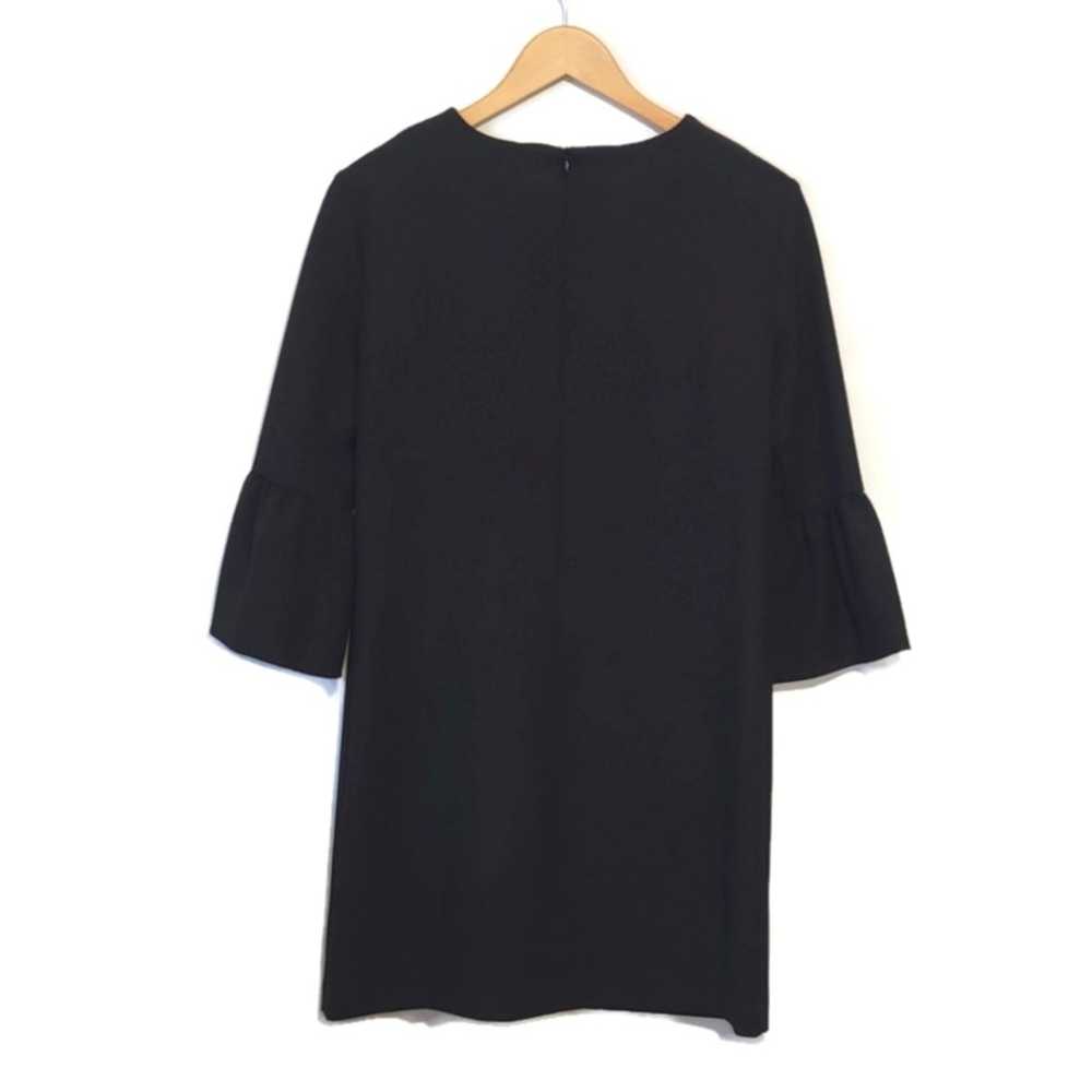 Zara Woman Round Neck Crew Neck Ruffle Sleeve Bla… - image 5