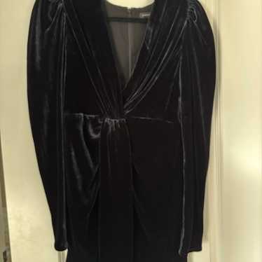 Banana Republic Black Velvet Dress