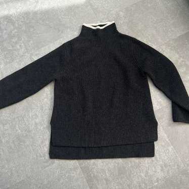 Theory Black Turtleneck Knit